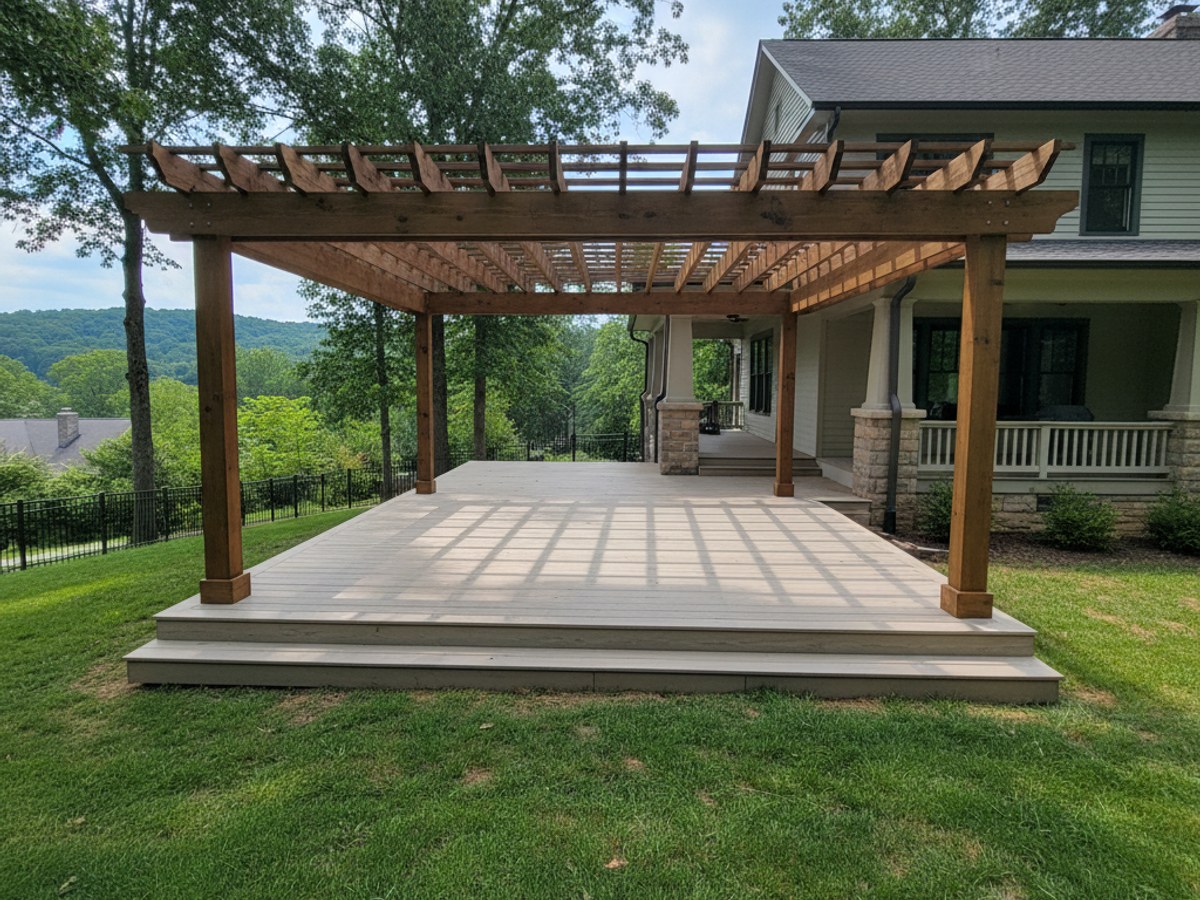 Deck Staining & Sealing completed by All Things Deck Company in Southaven, TN